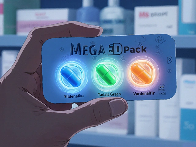 Compare Mega ED Pack (Sildenafil, Tadalafil, Vardenafil) with Alternatives