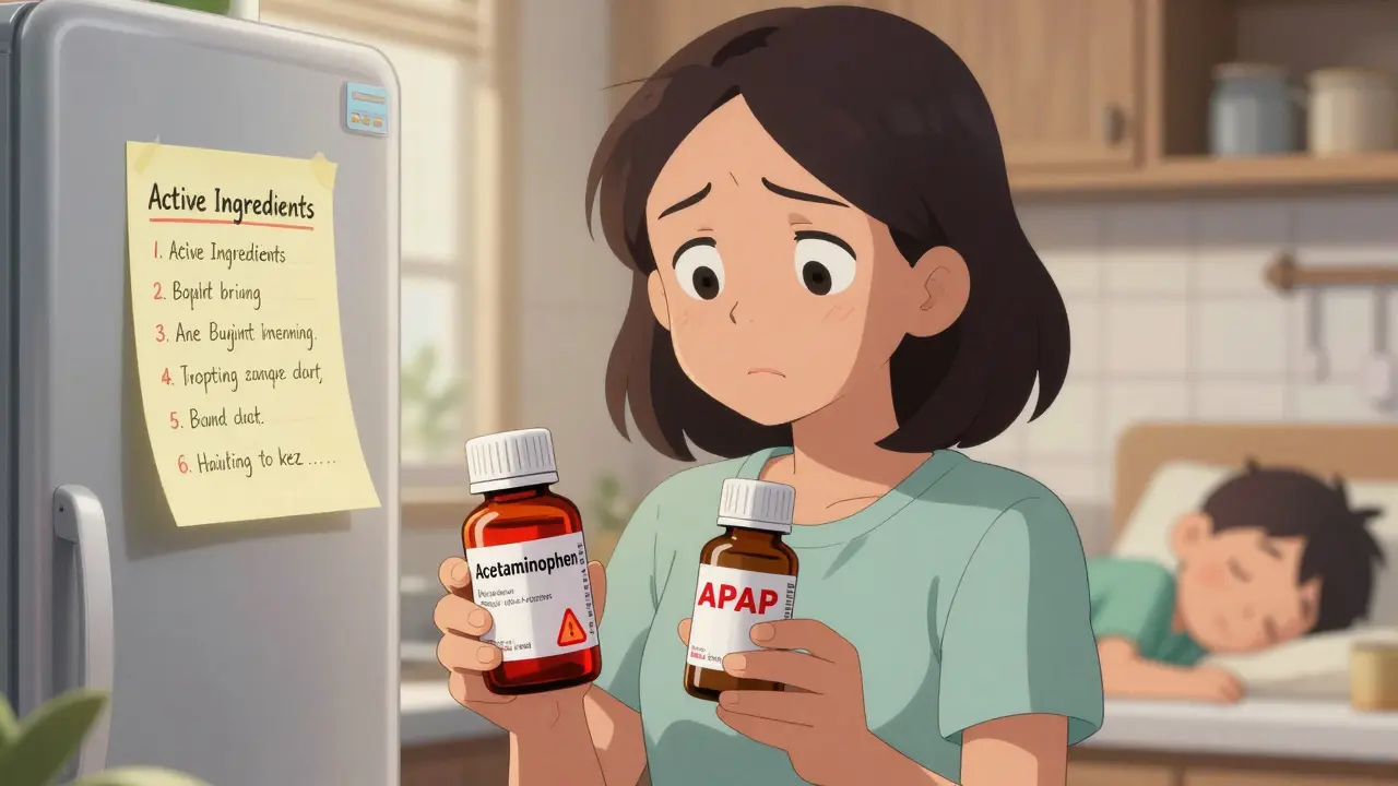 How to Check Active Ingredients to Prevent Double Dosing in Children